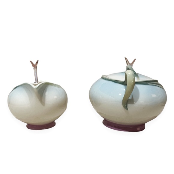 RARE Franz Porcelain Collection "Papillon Butterfly" Creamer & Sugar Set - Picture 9 of 11